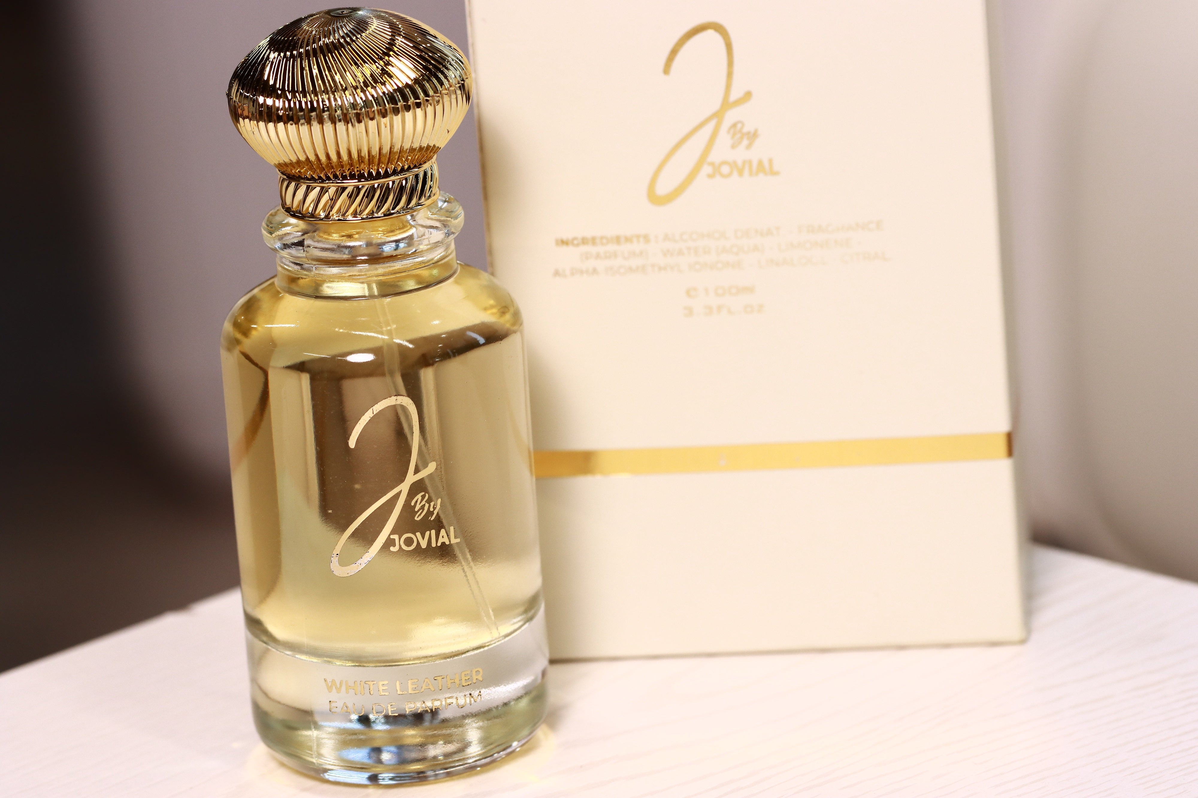 BY JOVIAL WHITE LEATHER EDP